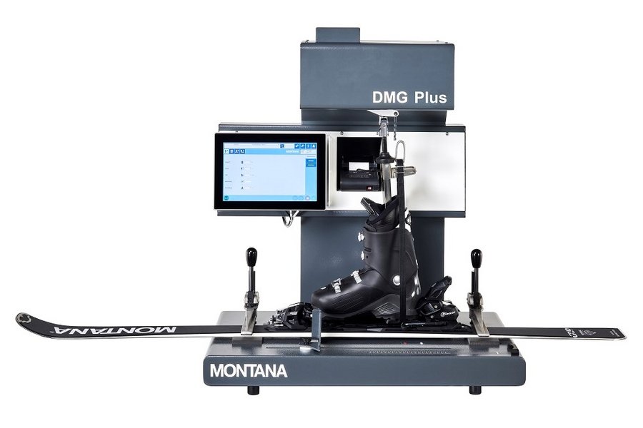 Service des skis Mesure des fixations DMG PLUS Vue de face