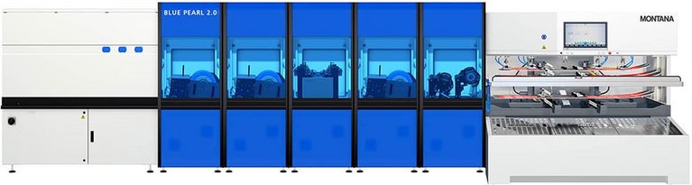 Skiservice-Maschine BLUE PEARL 2.0 Frontansicht