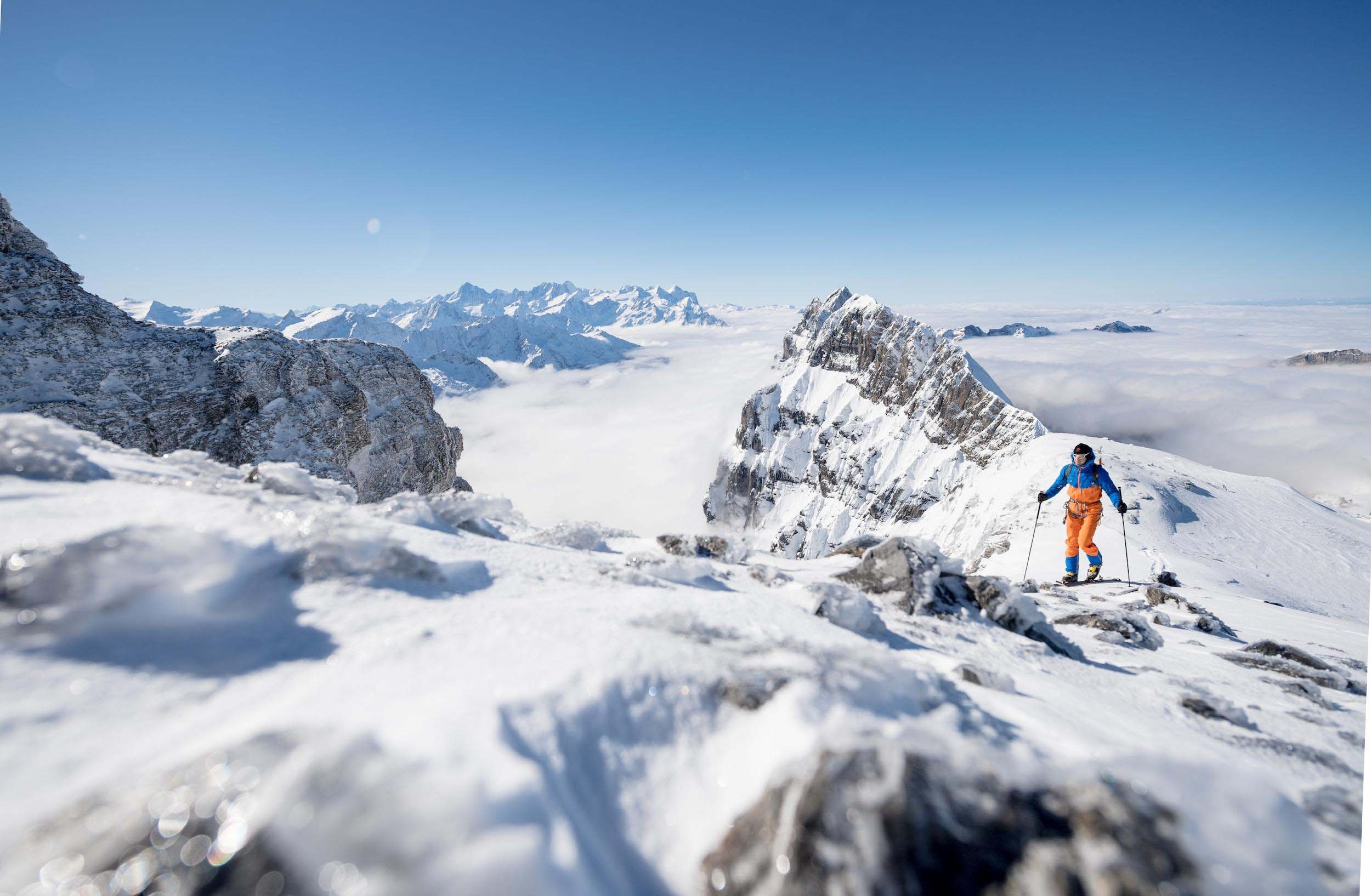 Dani Arnold Vertice in salita