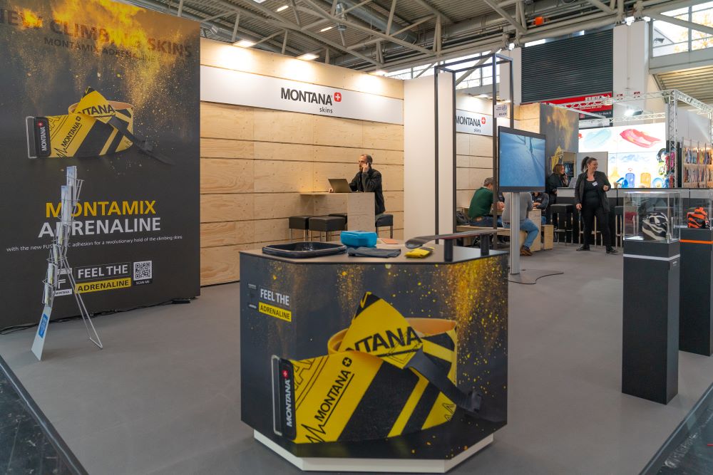 Impressionen unseres Steigfell-Stands bei der ISPO