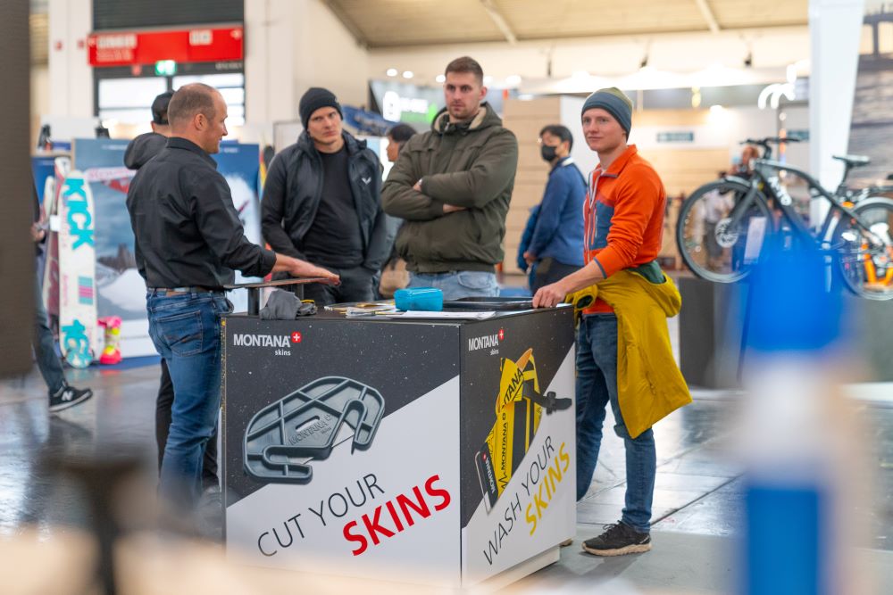 Impressionen unseres Steigfell-Stands bei der ISPO