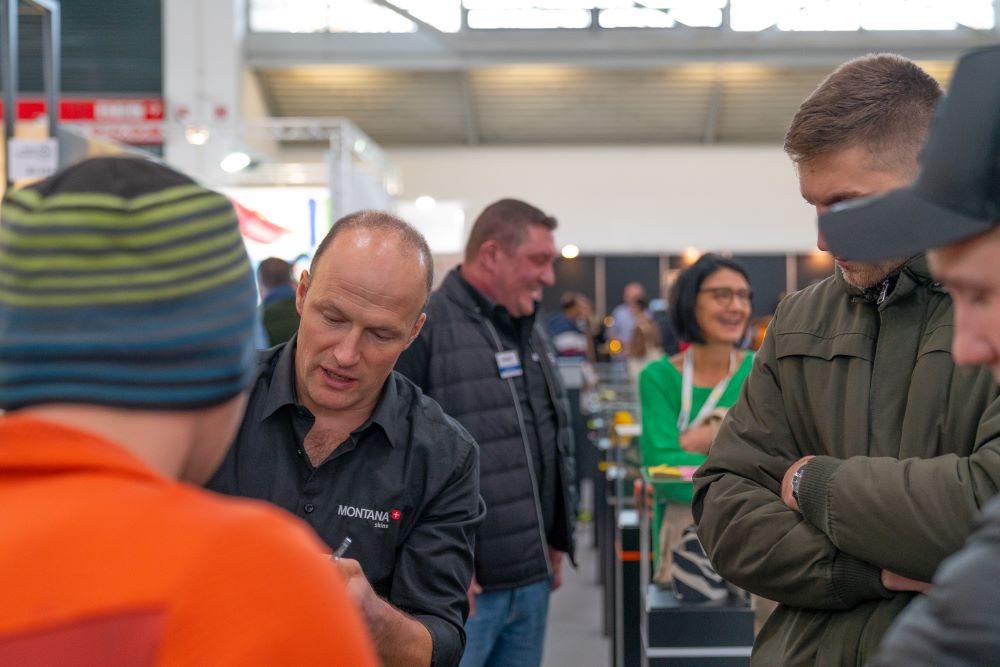 Impressionen unseres Steigfell-Stands bei der ISPO