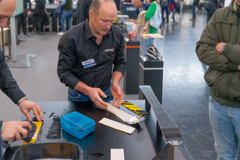 Impressionen unseres Steigfell-Stands bei der ISPO